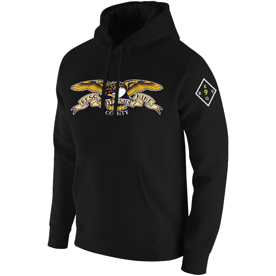 RESQ9 Riverside County Sheriff's Aviation Hoodie Brothers & Arms USA