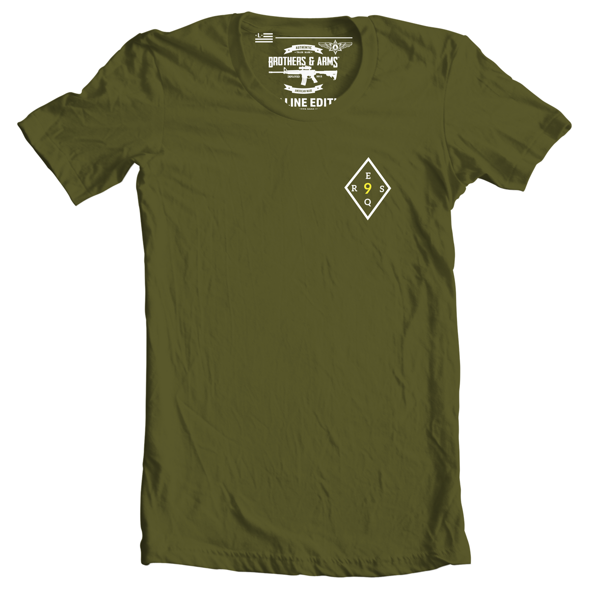 RESQ9 Riverside County Sheriff's Aviation TShirt Brothers & Arms USA