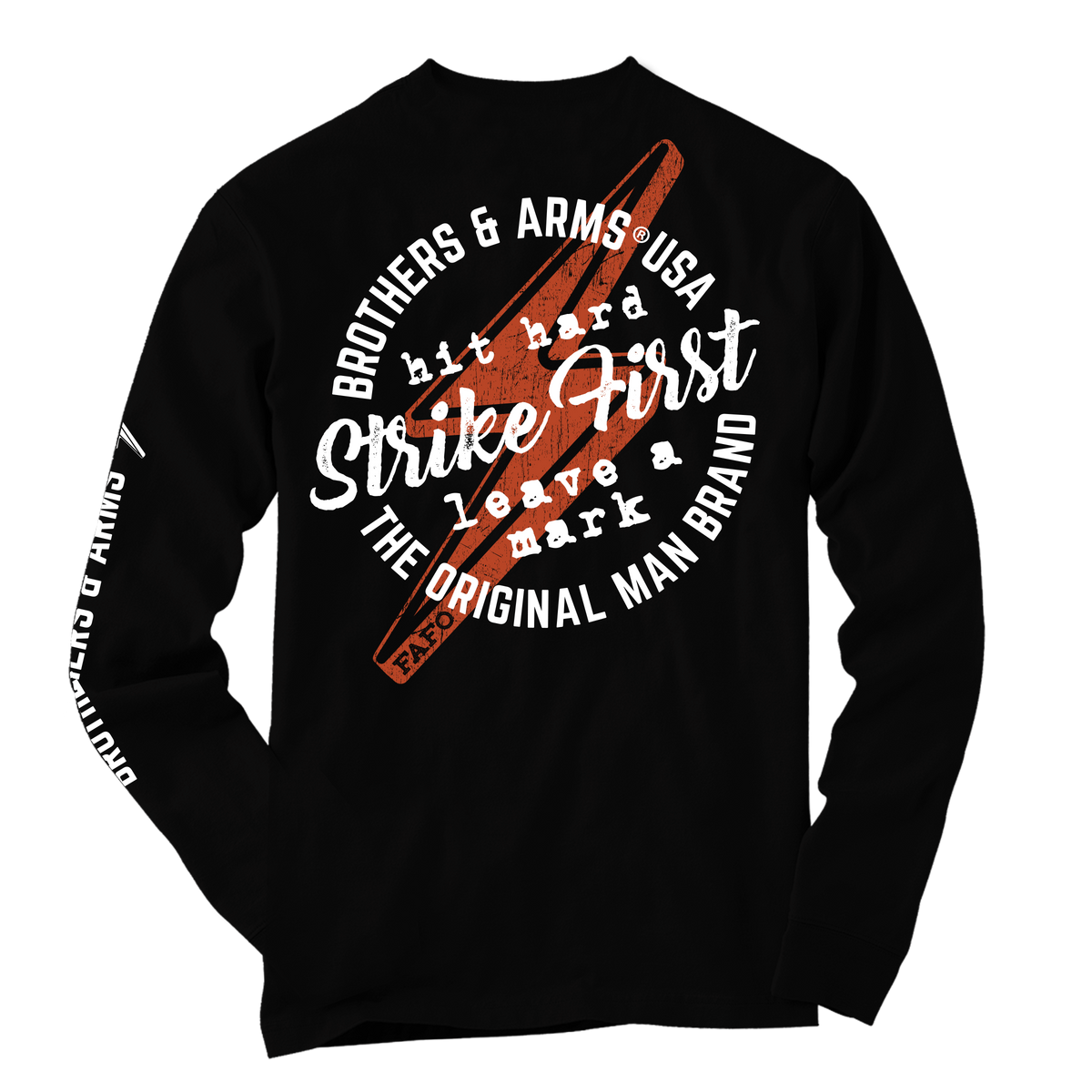 Strike First Brothers & Arms Long Sleeve graphic tshirt Brothers