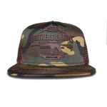 Brothers & Arms USA Brown and Green Camo Trucker Hat