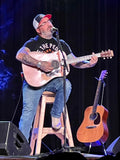 Aaron Lewis wearing Brothers & Arms USA We The People graphic t-shirt in concert