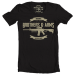 brothers and arms usa black tshirt ar-15 