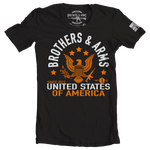Brothers and Arms usa United States of America 2012  black tshirt