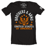 Brothers and Arms usa United States of America 2012  black tshirt