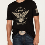 Brothers & Arms USA Liberty or Death Live Free, Die Old as Dirt Black t-shirt