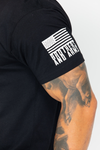 Brothers & Arms USA Thin Blue Line Flag Black t-shirt Boot Barn