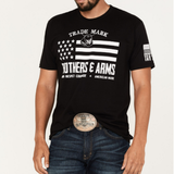 Brothers & Arms USA black trademark Dof Tag graphic t-shirt