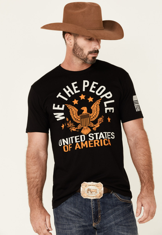 Brothers and Arms USA We the people United States of America black t-shirt Boot Barn