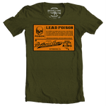 Brothers & Arms USA Lead Poison t-shirt Where Caliber is King Military Green Ammo Can